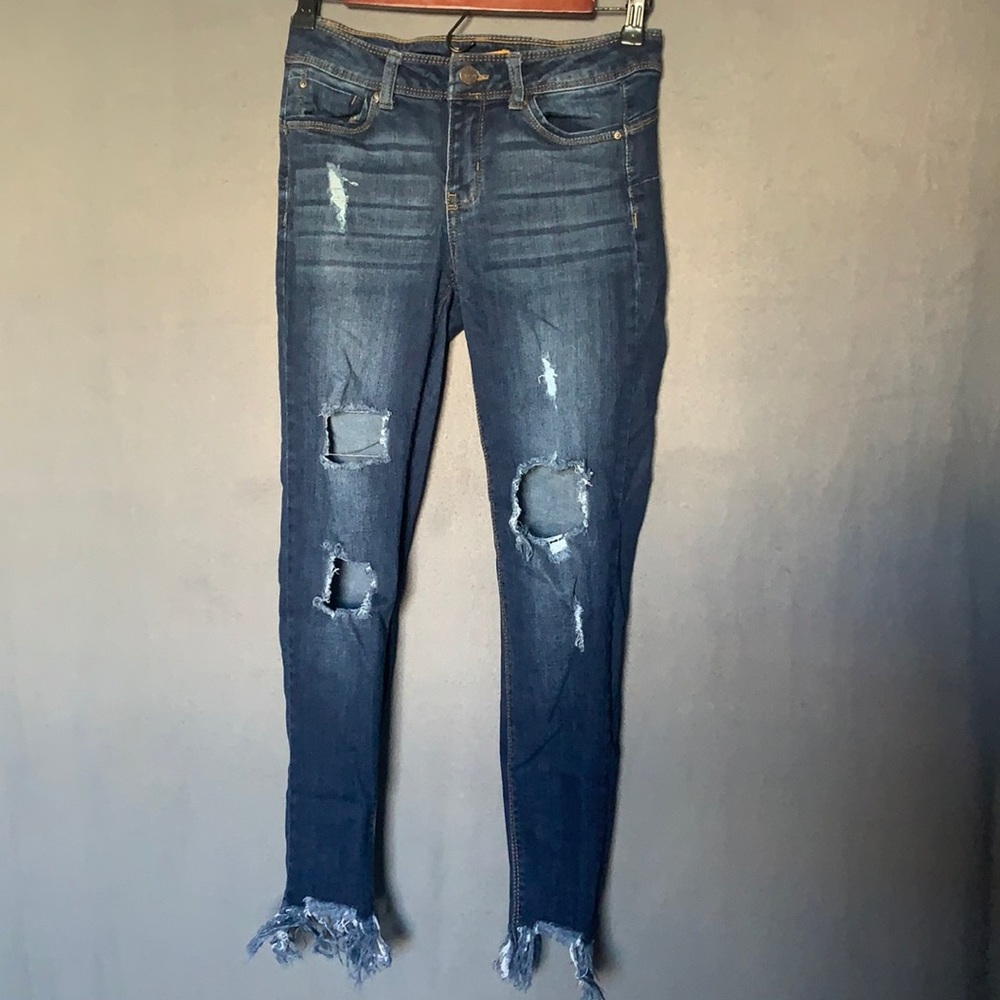 Stylish ripped jeans